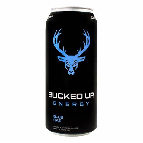 Bucked Up Energy Blue Raz