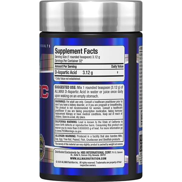 D-ASPARTIC ACID ALLMAX